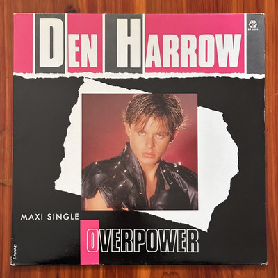 Den Harrow Overpower 1986 12'' Maxi Single 1st Press Baby Records BR 54064