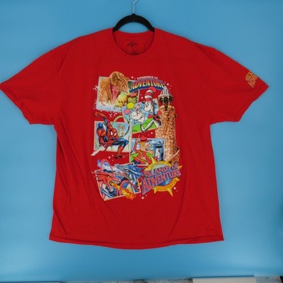 Universal Studios Islands of Adventure T-Shirt 2XL Red