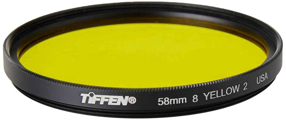 58mm Medium Yellow Camera Lens Filter for Contrast and Tonal Correction - Image 2 of 3