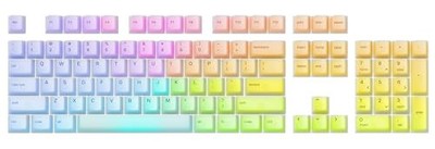 [New] Glorious Polychroma Keycaps: Clear for RGB Shine Through for Mechanical