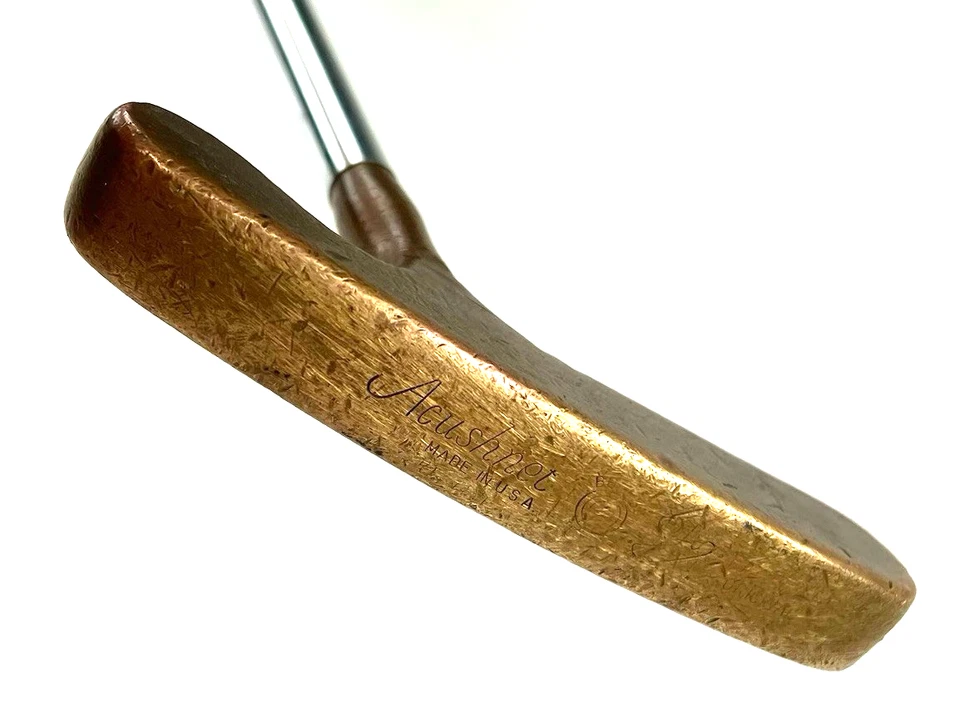 VTG Acushnet Bulls Eye Titleist Youth Brass Blade Putter 30" Super Stroke Grip - Image 2 of 4