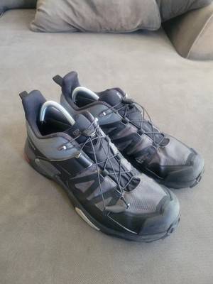 Salomon X Ultra 4 Mid GTX Mens Hiking Boots Black Magnet Gore-Tex. Size 11
