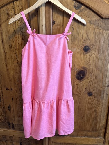 Crewcuts Girls Pink Sleeveless Summer Dress with Spaghetti Straps Size 12 NWT