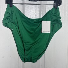 Gibson Latimer Women's Solid Green Size XL Bikini Bottoms