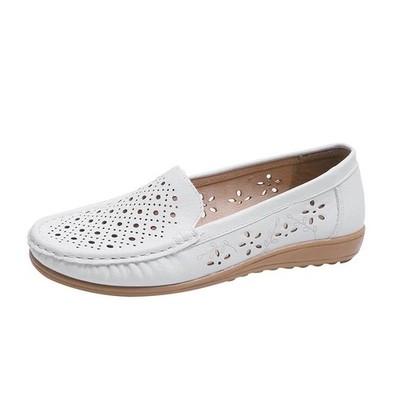 Women's Nurse Sandals Round Toe Soft Sole Non Slip Breathable Casual Shoes