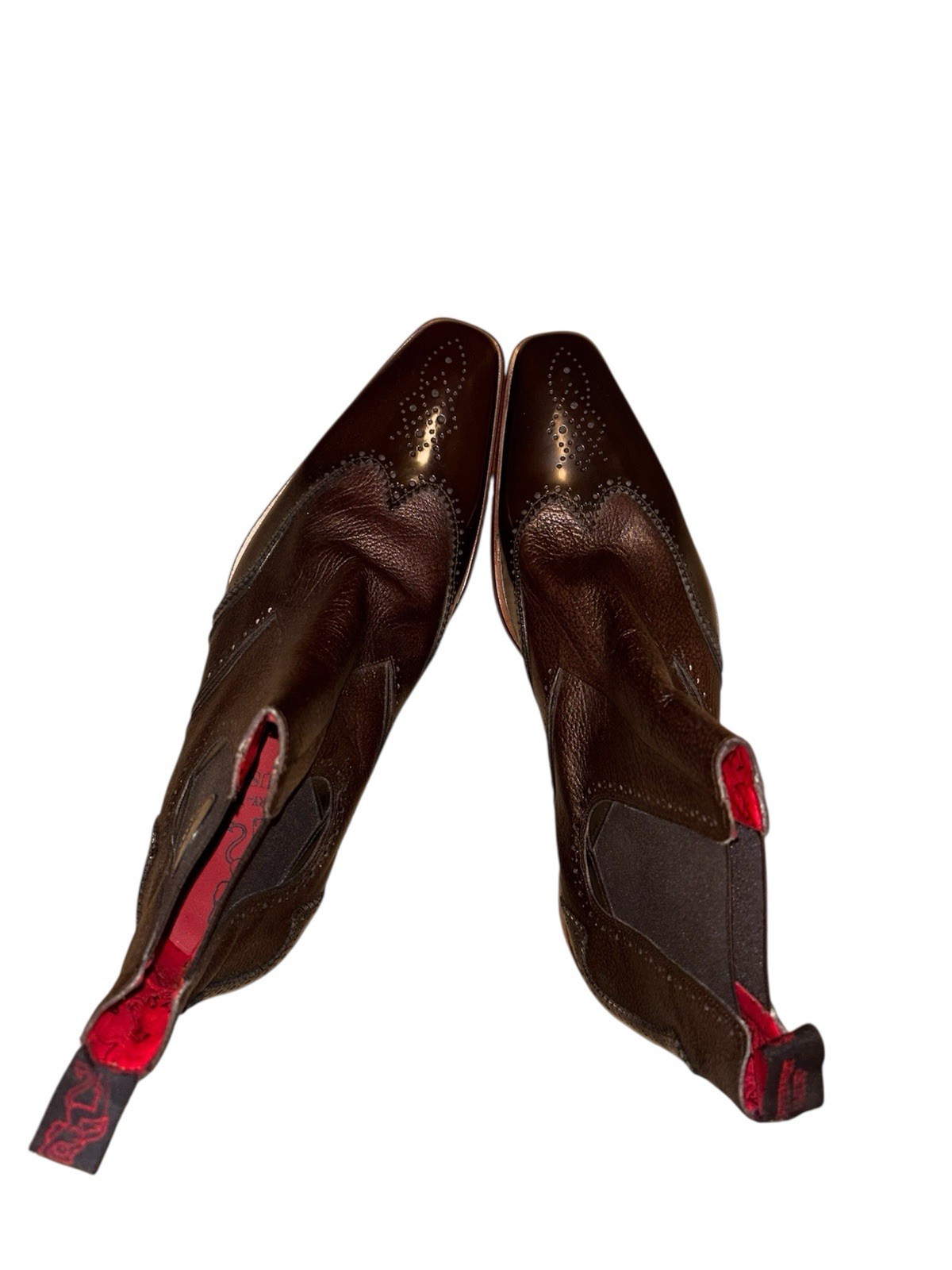 Jeffery West pointed Leather men’s Boot Nwt size 10 image 4