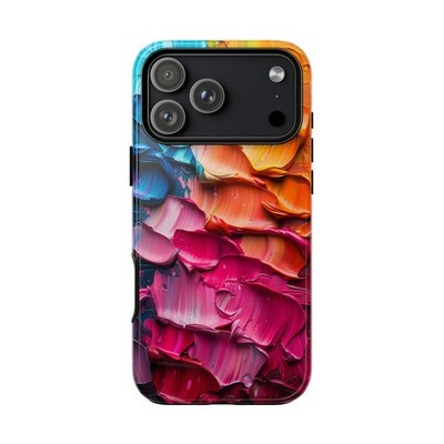 Phone Ink - Lifetime Warranty Custom Case - Pastel Colorful Thick Paint