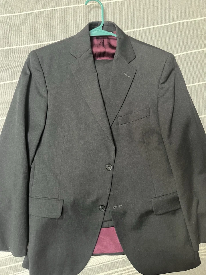 Traje Jack Victor Select Gris Carbón 40S 2 Piezas 34x29 Lana 2 Botones Foto 4 de 4