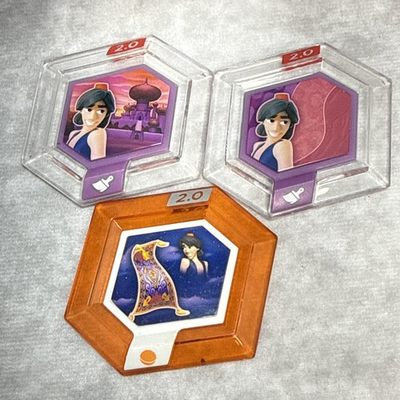 #ad Disney Infinity 2.0 Originals Power Disc RARE Aladdin#x27;s Magic Carpet Ride Lot 3 $22.99