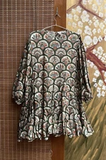 Rhode Resort Ella Mushroom Printed Mini Dress Size S 