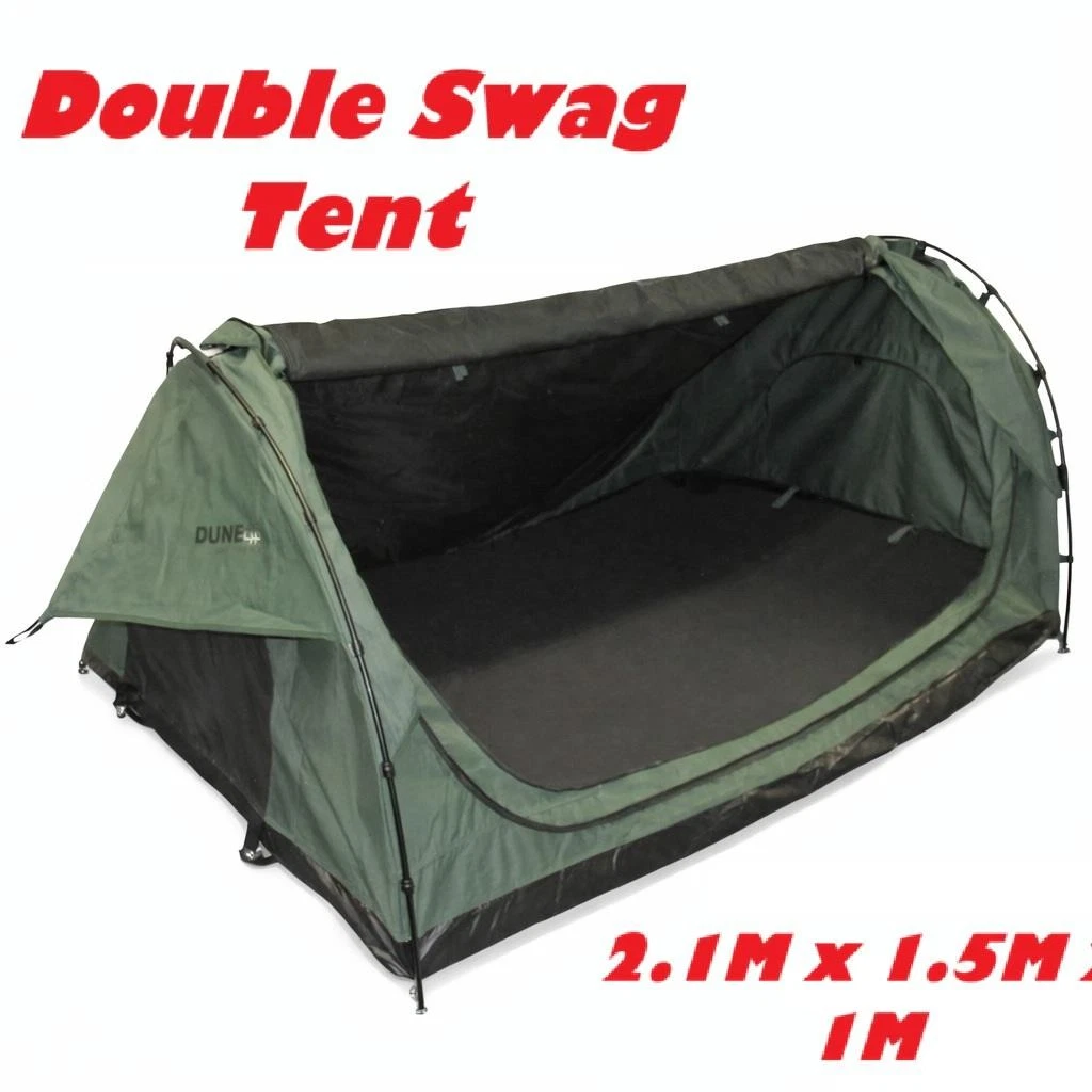 Double Swag Tent with Air Mattress (2 Person Aluminum Frame 4X4 4WD Camping)