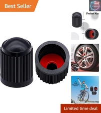 Easy Install 15PCS Plastic Tire Valve Caps - Secure and Stylish for All Vehicles