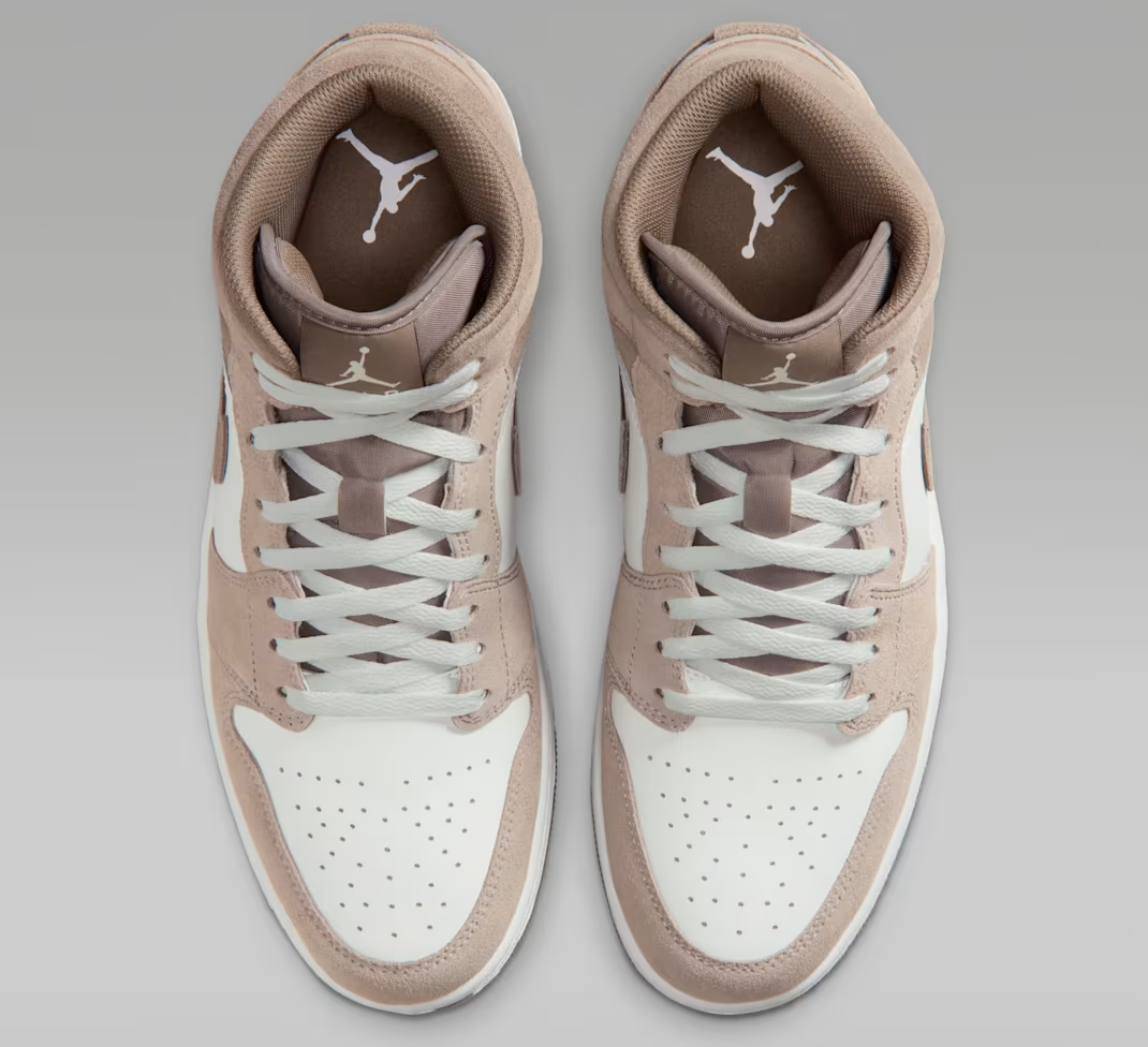 Jordan 1 Mid Enigma Stone Summit White Olive Grey Men's | Size 7
