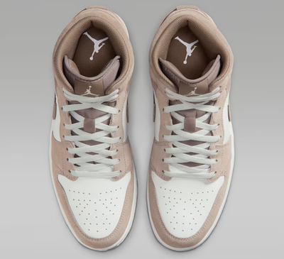 Jordan 1 Mid Enigma Stone Summit White Olive Grey Men's | Size 7
