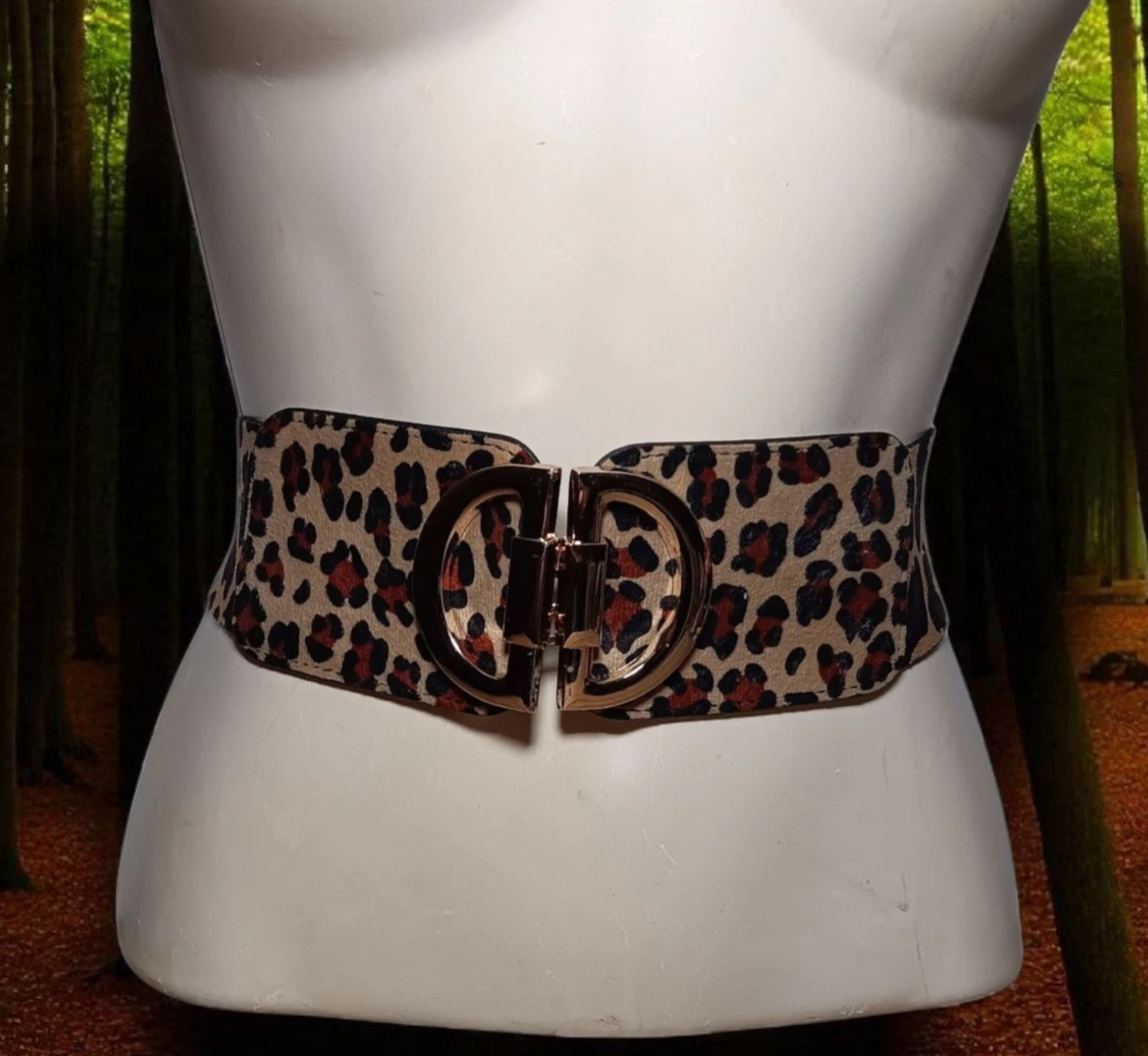 Animal Print Elastic Leopard Belts for Women for sale | eBay