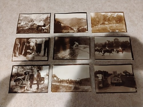 (37) Vintage Original Photos   Henry Ford Camping with Friends Burroughs, Edison