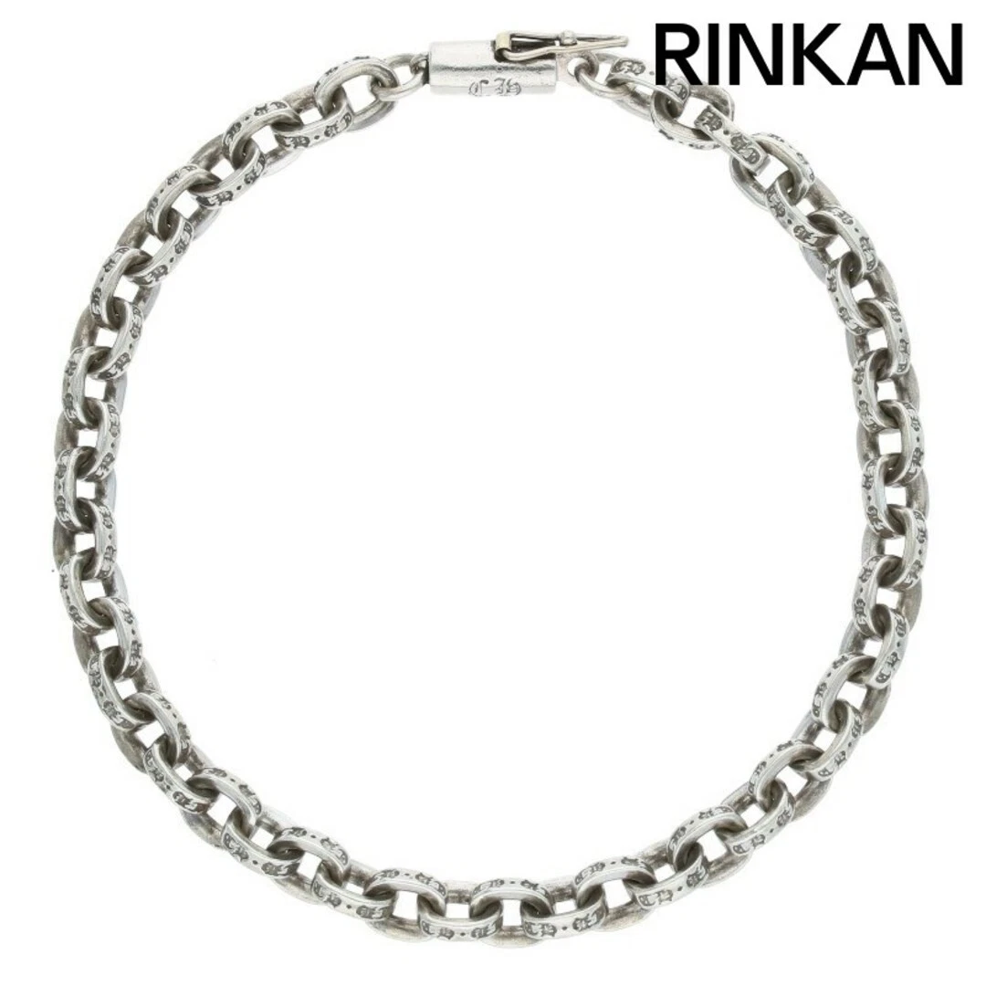 CHROME HEARTS Bracciale uomo argento catena carta cuori cromati 7 pollici usatoe1a9eff178851aac