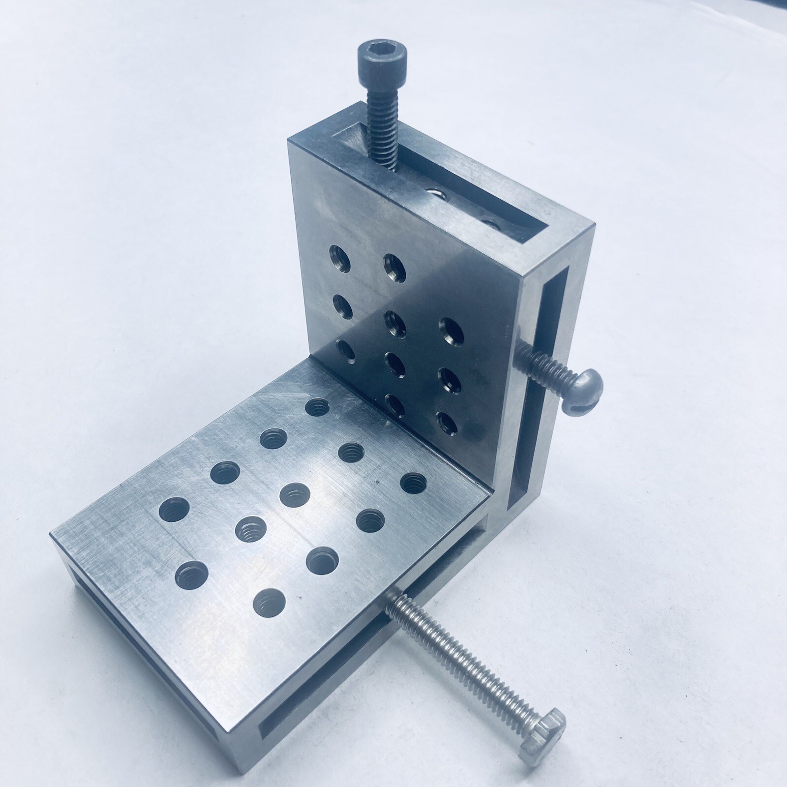 Angle Block Hardened & Ground - Machinist Made 2-1/2 x 3-3/8 x 3-7/8 H - USA