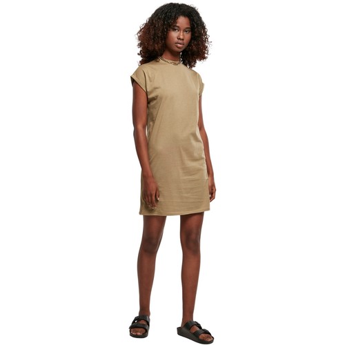 Urban Classics Ladies Turtle Extended Shoulder Dress Damen Sommer Kleid XS - 5XL - Picture 45 of 161