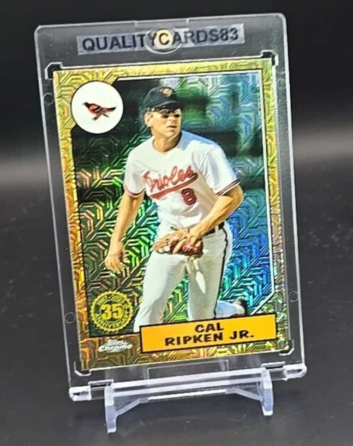 CAL RIPKEN JR BRONZE MOJO REFRACTOR SILVER PACK WITH CASE BALTIMORE ORIOLES - Image 2 of 4