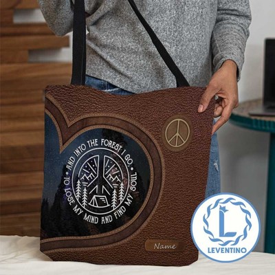 Personalized Camping Tote Bag, Lose My Mind Find My Soul Tote Bag Gift