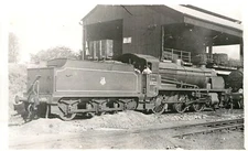 B & W PHOTO - BR LOCO 31822 - 14X9 CM