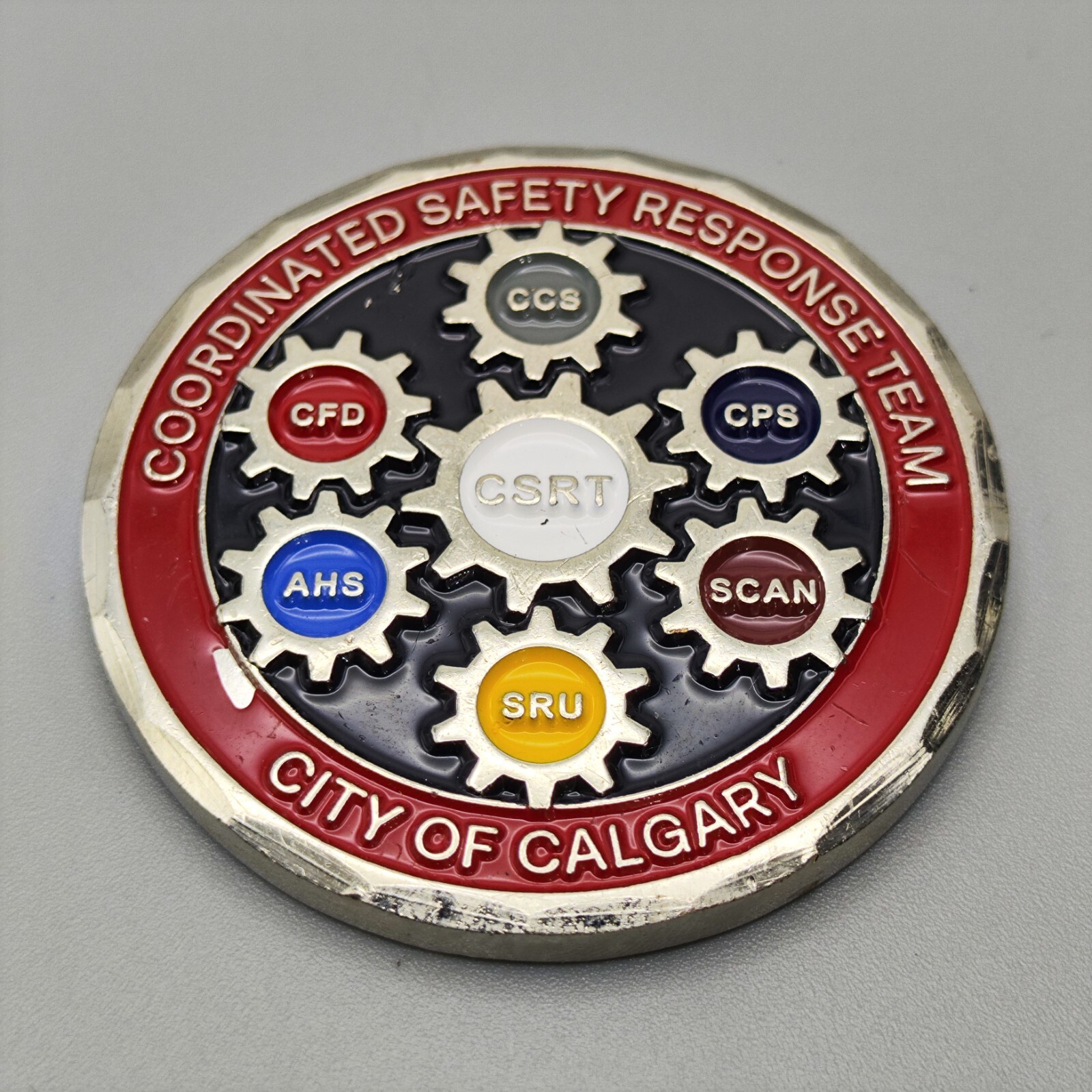 City of Calgary Coopdinated Safety Response Team Challenge Coin