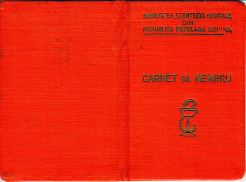 Romania, 1960's, Union of Medical Science Societies Member Card - Revenues - Picture 7 of 7