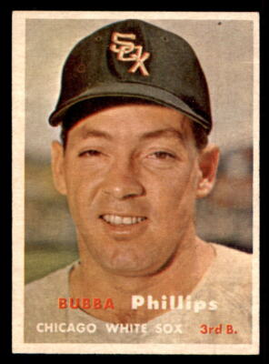 1957 Topps #395 Bubba Phillips VG (Crease) | eBay