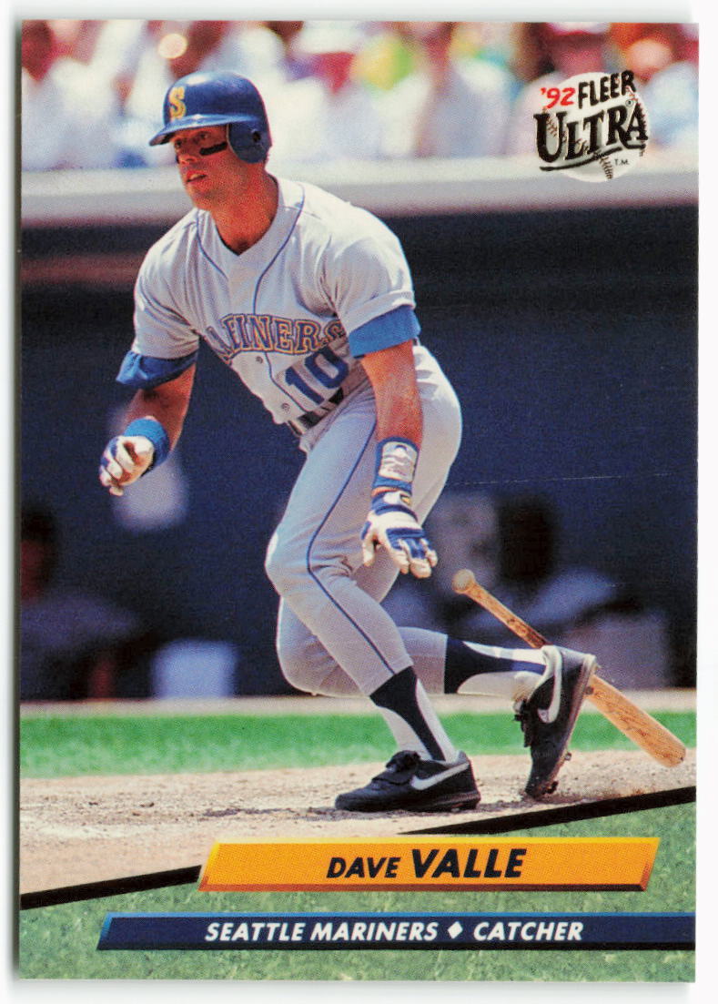1992 Dave Valle Fleer Ultra - Seattle Mariners