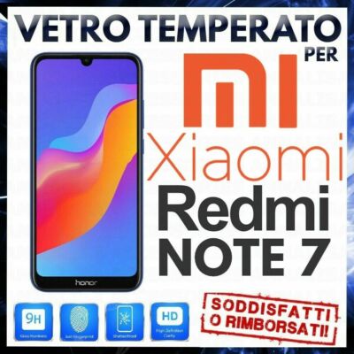 AICEK [2 Pack] Xiaomi Redmi Note 7 Pellicola Protettiva, Redmi Note 7 Screen Protector Toccare Pellicola Protettiva in vetro temperato per Xiaomi Redmi Note 7 Vetro Trasparenza (6.3 Pollici