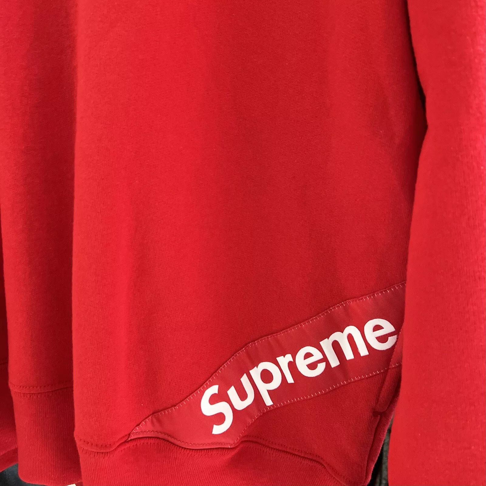 SUPREME CORNER SWEAT SHIRT À CAPUCHE ROUGE L LARGE SS18 SWEAT À CAPUCHE 2018