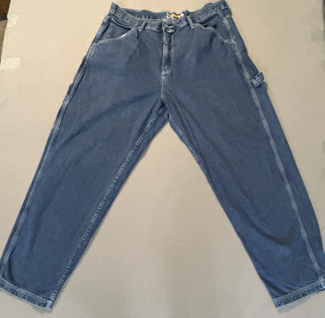 Mecca Men's Carpenter Jeans Size 42 Baggy Wide Leg Y2K Hip Hop