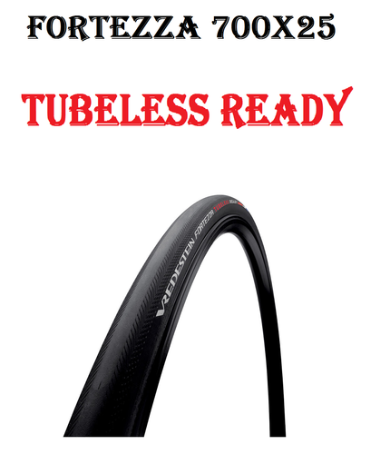 Copertoncino 700x25 Vredestein Fortezza Tubeless Ready Bici Corsa Strada  Gomma | eBay
