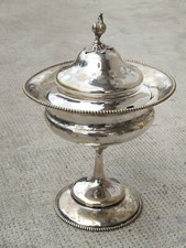 Pot à sucre /caviar ? Métal argenté poinçon DUFVA sugar bowl? Silverplate