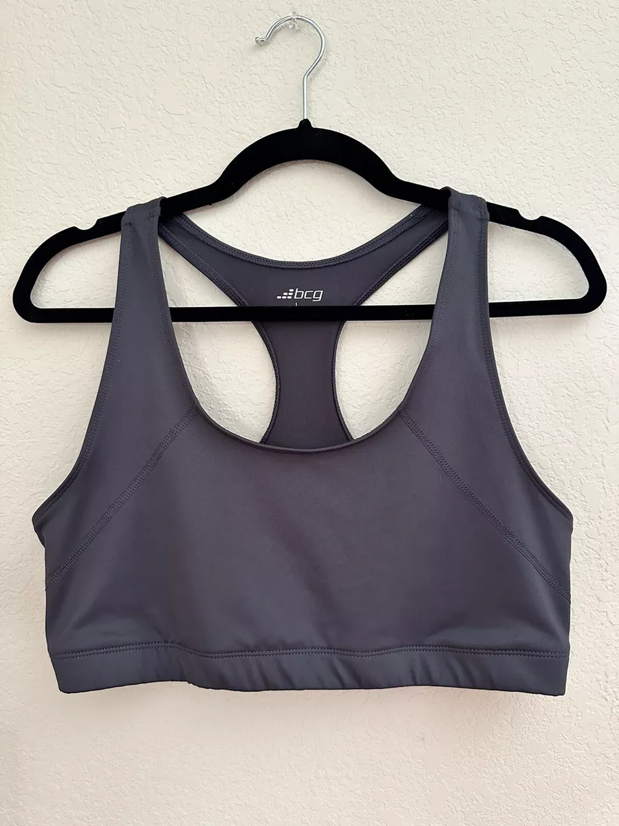 BCG Sports Bra Size 1x Gray Racerback