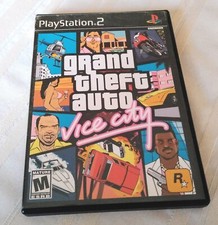 Sony PlayStation 2 PS2 Family Game Grand Theft Auto Vice City Poster and Manual
