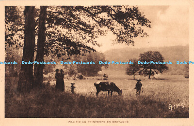 R401707 Prairie au Printemps en Bretagne Amaury E Hamonic 1933