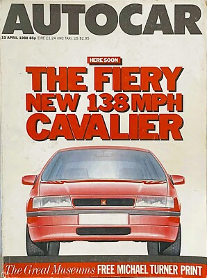 AUTOCAR MAGAZINE 13-APR-88 - Maserati Biturbo Spider, BMW 325i Touring E30