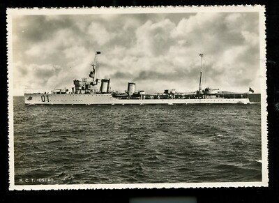 (B1168) c.ill. photographic SHIP - OYSTER DESTROYER new