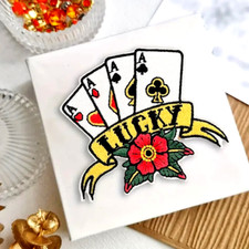iron on patch applique cards 3 1/4 x 2 1/2" FREE SHIPPING