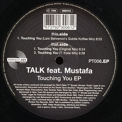 Talk - Touching You EP - Neue Vinyl-Schallplatte 12 - L4593z