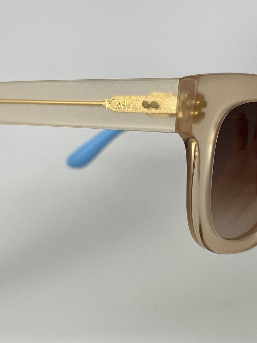 Toms Chelsea 10010487 Translucent Beige Sunglasses with Brown Lenses Toms Sunglasses Chelsea 10010487 Clear 50 [] 24 147 | eBay main image 2