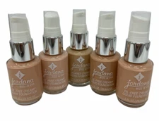 Jordana Oil-Free Creamy Liquid Foundation (1oz/29.6mL) LOT OF 2; NEW W/PUMP