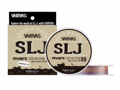 Varivas Avani SLJ Max Power PE X8 Multicolor 150m Geflochtene Schnüre 