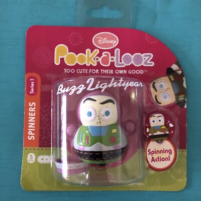 DISNEY POOK-A-LOOZ SPINNER*BUZZ LIGHTYEAR*SERIES 1*2010*MIP*GREAT GIFT*