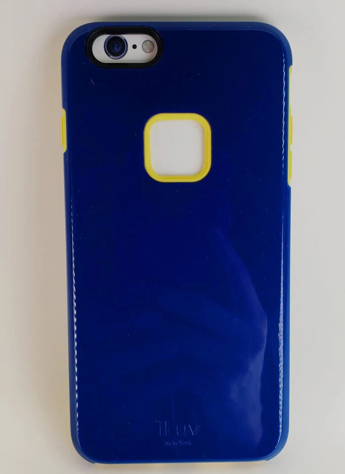 iLuv Dual-Layer Case for Apple iPhone 6/6S - Blue/Yellow Foto 2 de 4