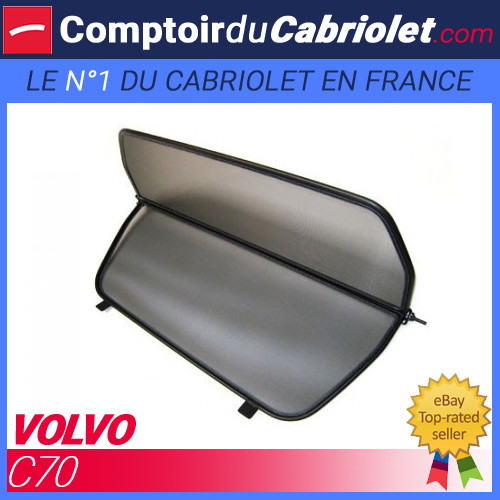 Windschott Volvo C70 d'origine allemande en acier avec filet saute-vent haute densité