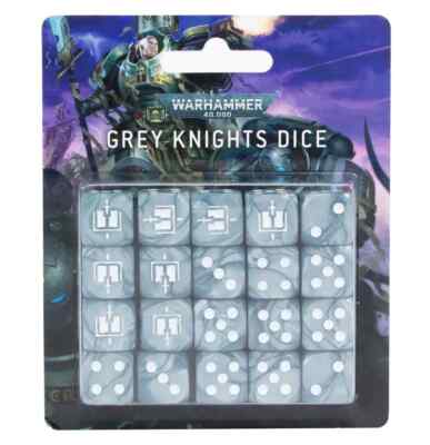 Warhammer 40K Grey Knight Dice Set