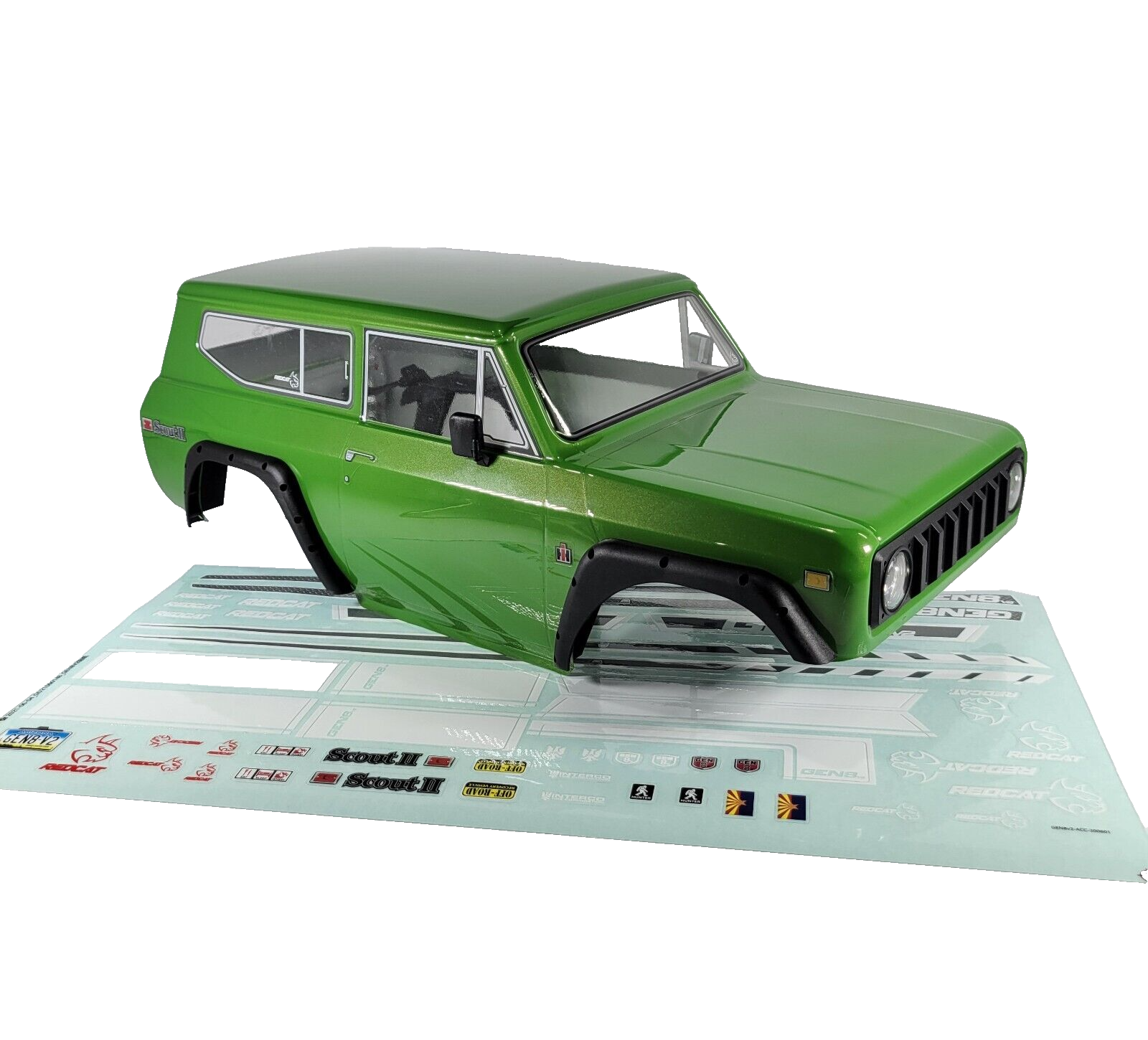 Redcat Racing GEN 8 Scout II V2 1/10 Factory Painted Crawler Body Green ...